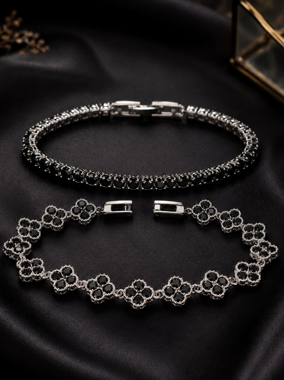 Black Beauty Bracelet Duo-New - Picture 4 of 5